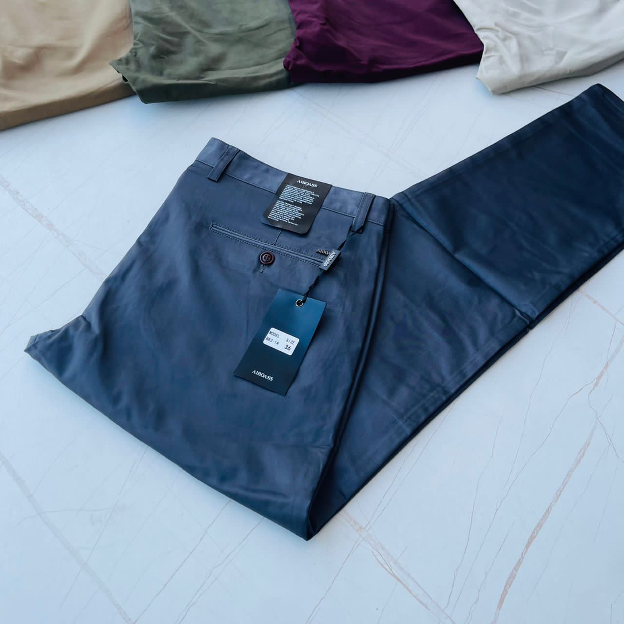 Original Denim Khaki Trousers for Men | Stylish Everyday Wear | Tryahu Ghana